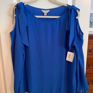 Cute cold shoulder blouse